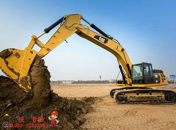 卡特320挖掘机严重掉臂/挖掘机没力维修